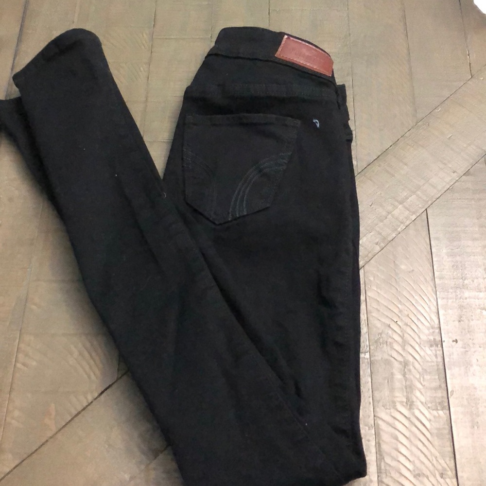 Hollister black jeans or school pants